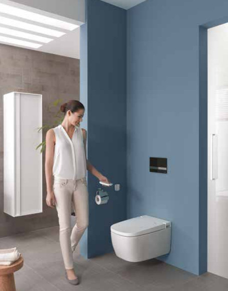 Унитаз биде Vitra V-Care Prime 7232B403-6217 приставной с сиденьем Микролифт