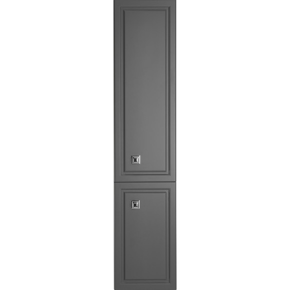 Шкаф пенал ASB-Woodline Каталина 35 Grey 12105 Серый