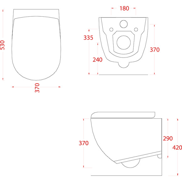 Унитаз Artceram File 2.0 FLV004 17 30	подвесной Черный матовый без сиденья