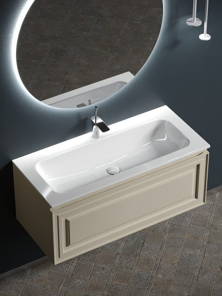 Тумба под раковину Sancos Very 100 VR100CE подвесная Beige Soft