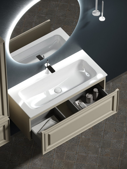 Тумба под раковину Sancos Very 100 VR100CE подвесная Beige Soft