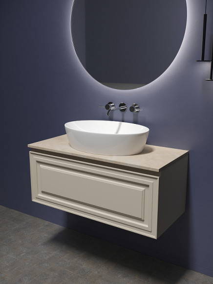 Тумба под раковину Sancos Very 100 VR100CE подвесная Beige Soft