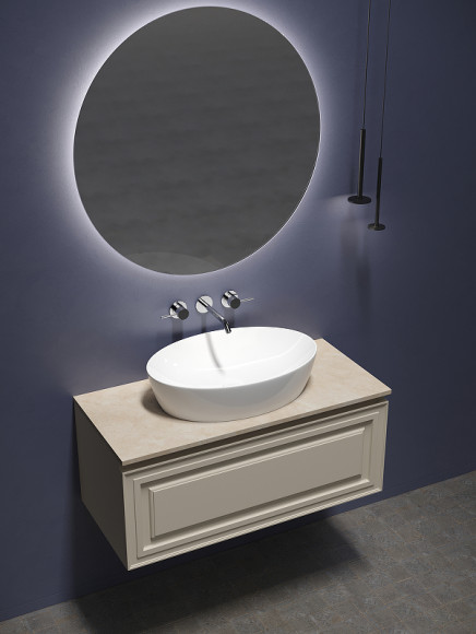 Тумба под раковину Sancos Very 100 VR100CE подвесная Beige Soft