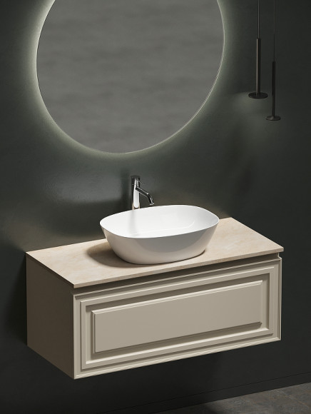 Тумба под раковину Sancos Very 100 VR100CE подвесная Beige Soft