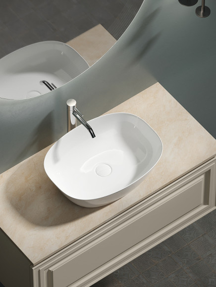 Тумба под раковину Sancos Very 100 VR100CE подвесная Beige Soft