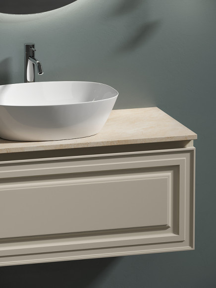 Тумба под раковину Sancos Very 100 VR100CE подвесная Beige Soft