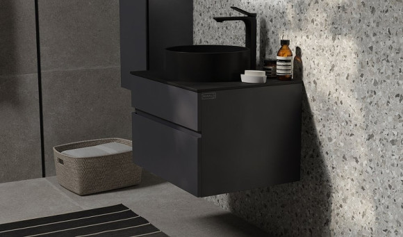 Тумба под раковину Raval Decent 60 Dec.01.60/A/RL подвесная Антрацит