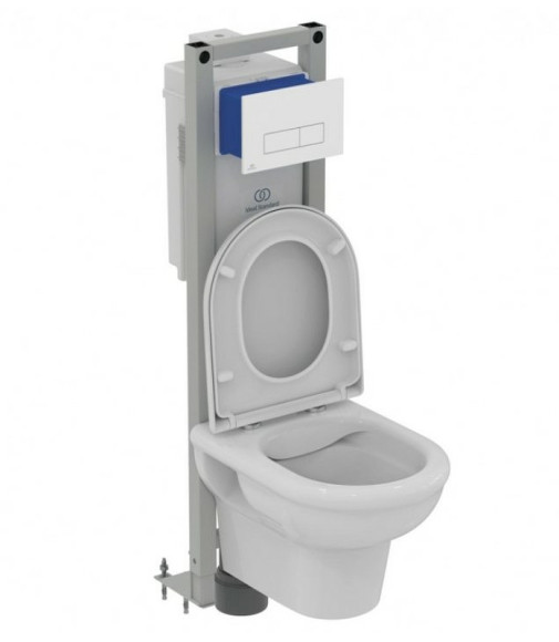 Унитаз Ideal Standard Exacto Rimless R002601 подвесной с сиденьем Микролифт Унитаз Ideal Standard Exacto Rimless R002601 подвесной с сиденьем Микролифт