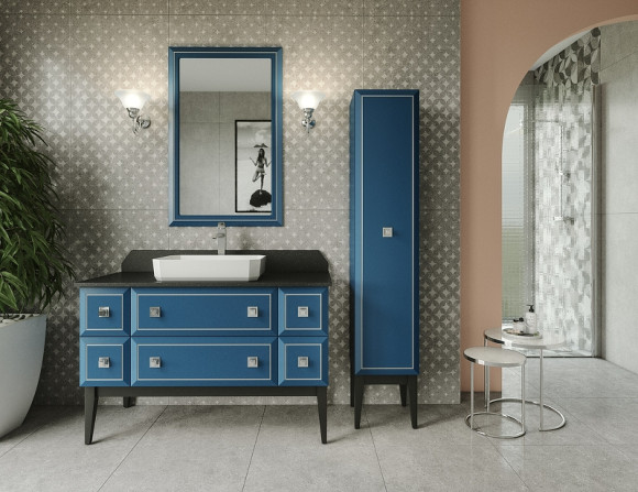 Зеркало Caprigo Metropol 70 13730-061.CRM.00.20 Синее матовое