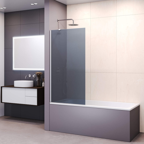 Шторка на ванну RGW Screens SC-150 70х150 351115007-31 профиль Хром стекло тонированное Шторка на ванну RGW Screens SC-150 70х150 351115007-31 профиль Хром стекло тонированное