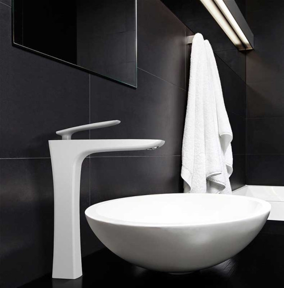 Смеситель для раковины Timo Helmi 4011/00-16F Хром Белый