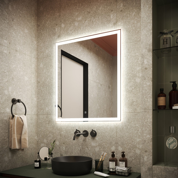 Зеркало Sancos City 70 CI700 с подсветкой с сенсорным выключателем