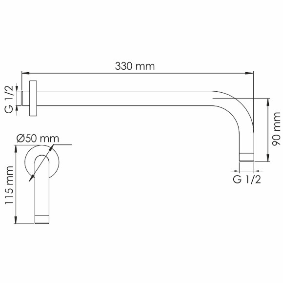 Душевая система WasserKRAFT Paar A8851.309.338.330.290.292.291 Розовое золото