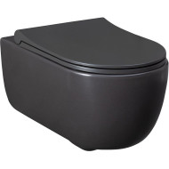 Унитаз Allen Brau Priority 4.31001.AN подвесной Антрацит без сиденья Унитаз Allen Brau Priority 4.31001.AN подвесной Антрацит без сиденья