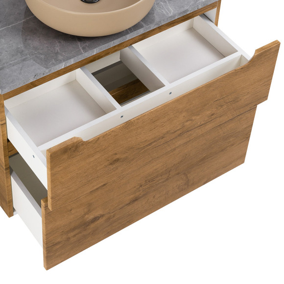 Тумба под раковину BelBagno Etna-H60 80 ETNA-H60-800-2C-SO-RN-P подвесная Rovere Nature Тумба под раковину BelBagno Etna-H60 80 ETNA-H60-800-2C-SO-RN-P подвесная Rovere Nature