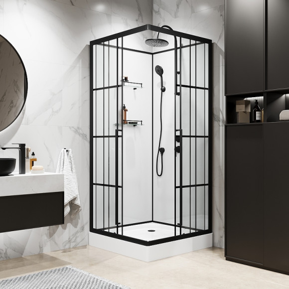 Душевая кабина Niagara Standart 100x100 R ST100/15QR/KL/BKT без гидромассажа Душевая кабина Niagara Standart 100x100 R ST100/15QR/KL/BKT без гидромассажа