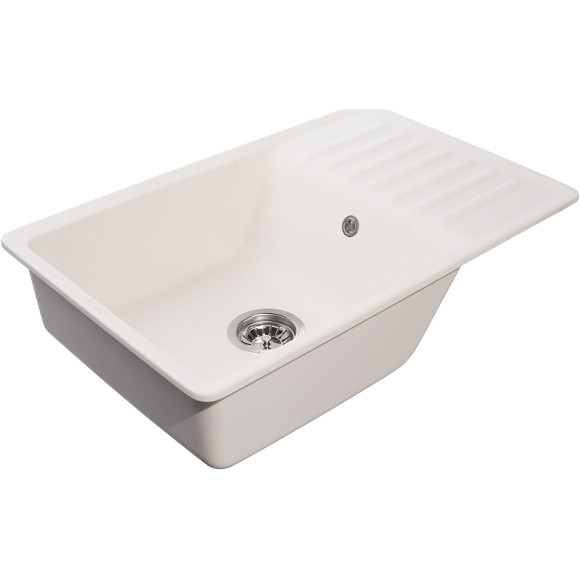 Кухонная мойка GranFest Quarz GF-ZW72 Белая Кухонная мойка GranFest Quarz GF-ZW72 Белая