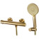 Смеситель для душа Kaiser Serio 05377-3 с термостатом Шлифованное золото