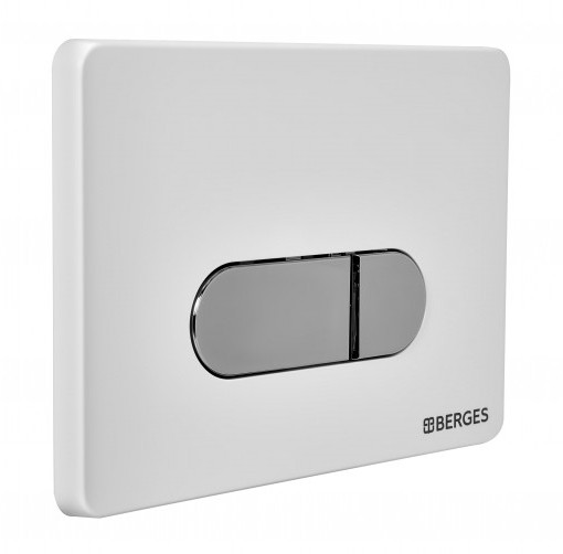 Комплект унитаза с инсталляцией Berges Ego Rimless 047237 с сиденьем Микролифт и клавишей смыва Хром