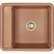 Кухонная мойка Aquaton Беллис 57 1A724932BS270 Терракот