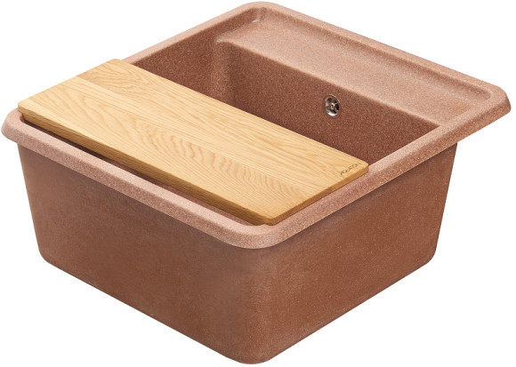 Кухонная мойка Aquaton Беллис 57 1A724932BS270 Терракот