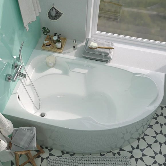 Акриловая ванна 1MarKa Diana 170х105 L 01ди1710л без гидромассажа Акриловая ванна 1MarKa Diana 170х105 L 01ди1710л без гидромассажа