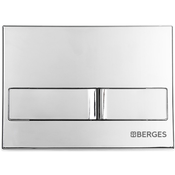 Комплект унитаза с инсталляцией Berges Novum 043237 с сиденьем Микролифт и клавишей смыва Хром глянцевый Комплект унитаза с инсталляцией Berges Novum 043237 с сиденьем Микролифт и клавишей смыва Хром глянцевый