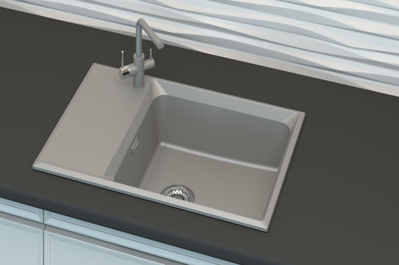 Кухонная мойка Point Этна 78 PN3012AL Серая