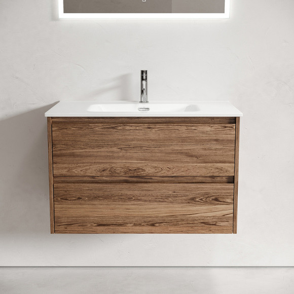 Тумба под раковину Sancos Libra 80 LB80ECH подвесная Дуб чарльстон