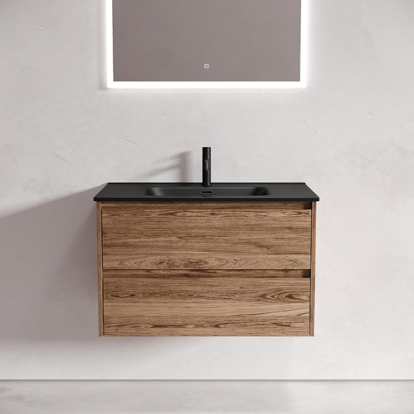 Тумба под раковину Sancos Libra 80 LB80ECH подвесная Дуб чарльстон
