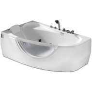Акриловая ванна Gemy 171х99 G9046 II B L с гидромассажем