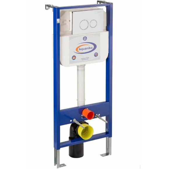 Инсталляция Aquanika Basic 10.702.450.02.19 для унитаза с клавишей смыва Хром Инсталляция Aquanika Basic 10.702.450.02.19 для унитаза с клавишей смыва Хром