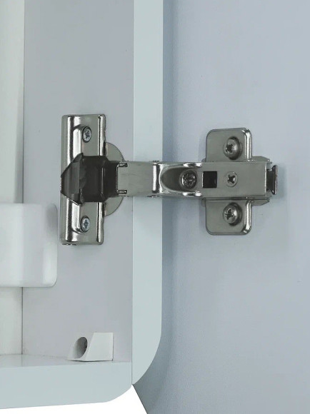 Зеркальный шкаф Континент Elmage white LED 45 МВК047 с подсветкой Белый