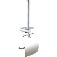 Держатель туалетной бумаги и запасного рулона Haiba HB8411 с крышкой Хром