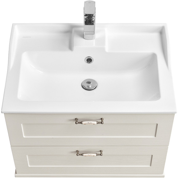 Тумба под раковину Aquaton Леон 65 1A187001LBPS0 подвесная Дуб Белый