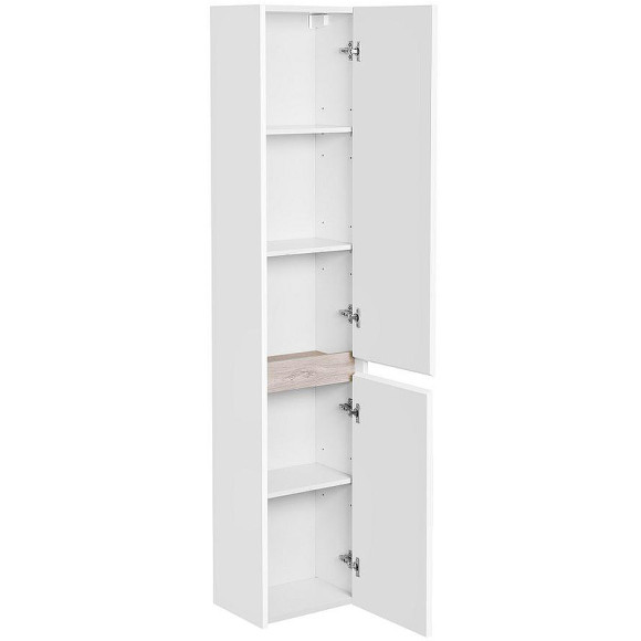 Шкаф пенал Aquaton Нортон 34 R 1A249403NT01R подвесной Белый глянец