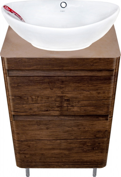 Тумба под раковину Style Line Атлантика Люкс Plus 60 СС-00002207 Старое дерево