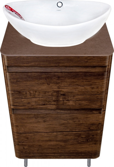 Тумба под раковину Style Line Атлантика Люкс Plus 60 СС-00002207 Старое дерево