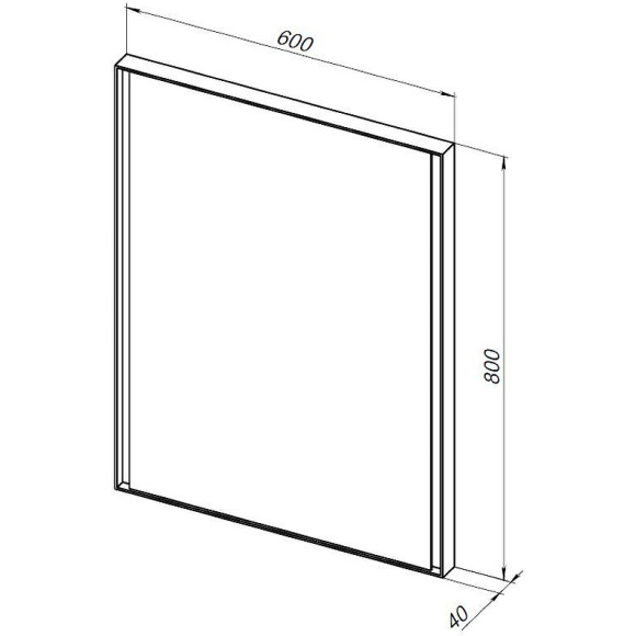 Зеркало Allen Brau Infinity 60 1.21018.WT с подсветкой Белое с сенсорным выключателем Зеркало Allen Brau Infinity 60 1.21018.WT с подсветкой Белое с сенсорным выключателем