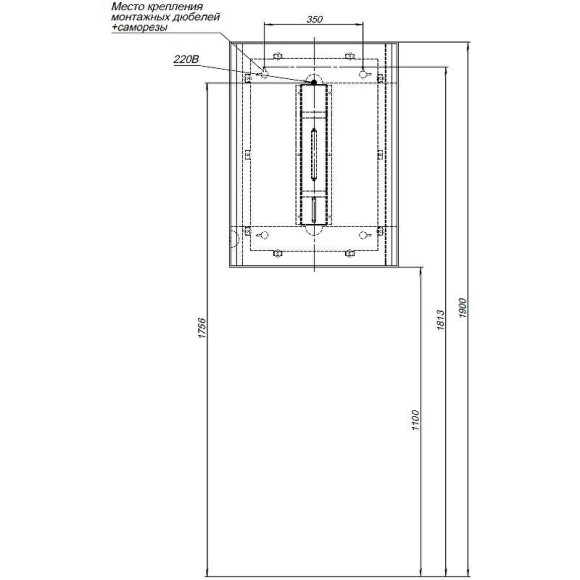 Зеркало Allen Brau Infinity 60 1.21018.WT с подсветкой Белое с сенсорным выключателем Зеркало Allen Brau Infinity 60 1.21018.WT с подсветкой Белое с сенсорным выключателем