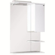 Зеркало со шкафом Onika Элита 60.01 R 206020 с подсветкой Белое Зеркало со шкафом Onika Элита 60.01 R 206020 с подсветкой Белое