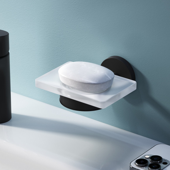 Мыльница AM.PM X-Joy A85A34222 Черная матовая Мыльница AM.PM X-Joy A85A34222 Черная матовая