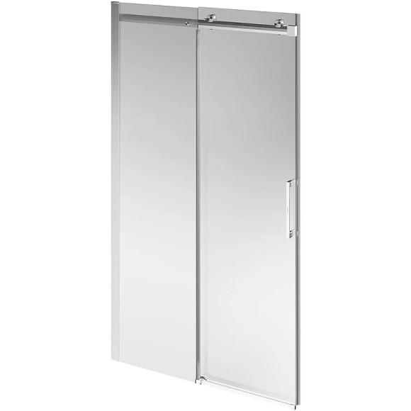 Душевая дверь Kerama Marazzi Cristallo 120 CT.120.SD.BN профиль Брашированный никель стекло прозрачное