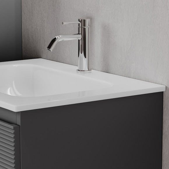 Тумба под раковину Sancos Folk 60 FL60GS подвесная Grey soft