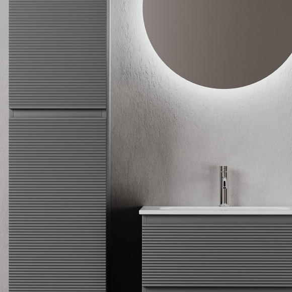 Тумба под раковину Sancos Folk 60 FL60GS подвесная Grey soft