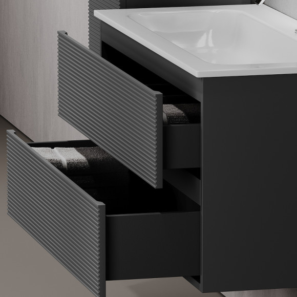 Тумба под раковину Sancos Folk 60 FL60GS подвесная Grey soft