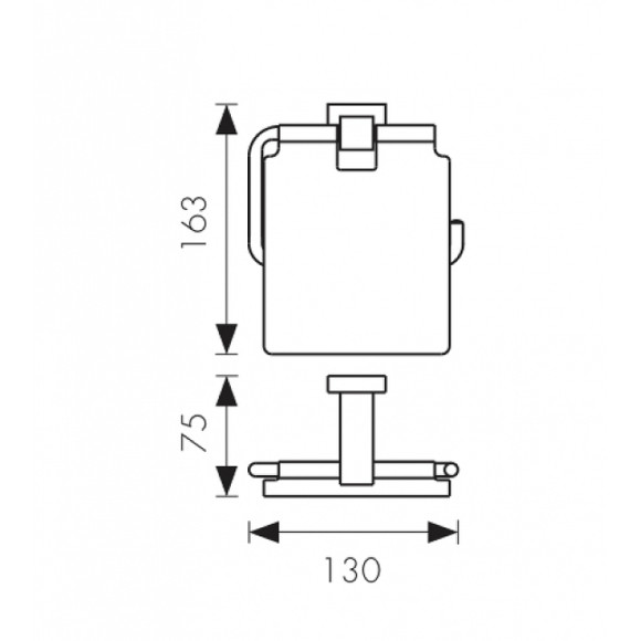 Держатель туалетной бумаги Kaiser KH-4300 с крышкой Бронза Держатель туалетной бумаги Kaiser KH-4300 с крышкой Бронза