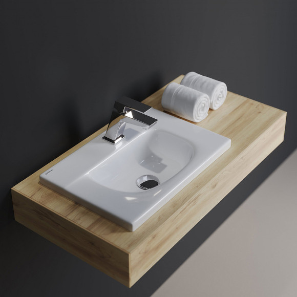 Раковина Berges Small 45 182008 Белая глянцевая Раковина Berges Small 45 182008 Белая глянцевая