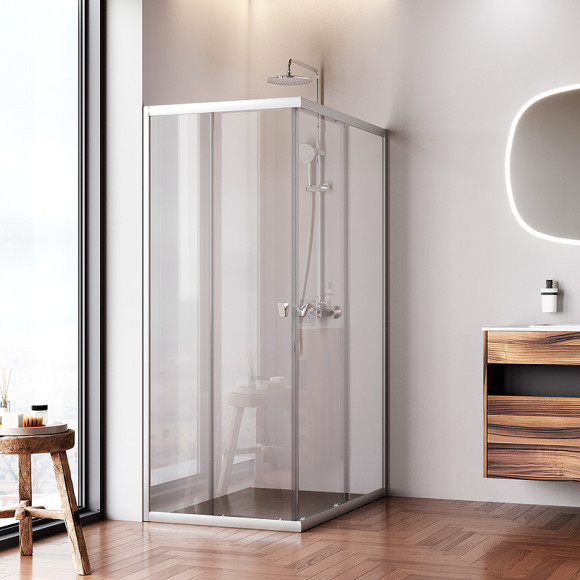 Душевой уголок AM.PM Sunny 120х80 W87G-403-12080-MT профиль Хром матовый стекло прозрачное Душевой уголок AM.PM Sunny 120х80 W87G-403-12080-MT профиль Хром матовый стекло прозрачное