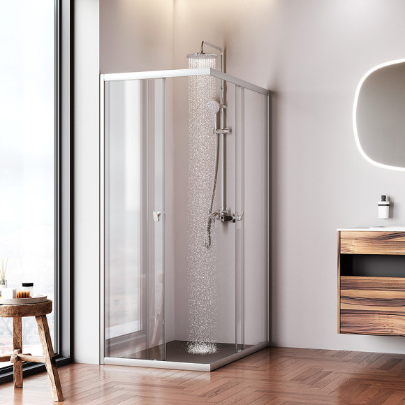 Душевой уголок AM.PM Sunny 120х80 W87G-403-12080-MT профиль Хром матовый стекло прозрачное Душевой уголок AM.PM Sunny 120х80 W87G-403-12080-MT профиль Хром матовый стекло прозрачное